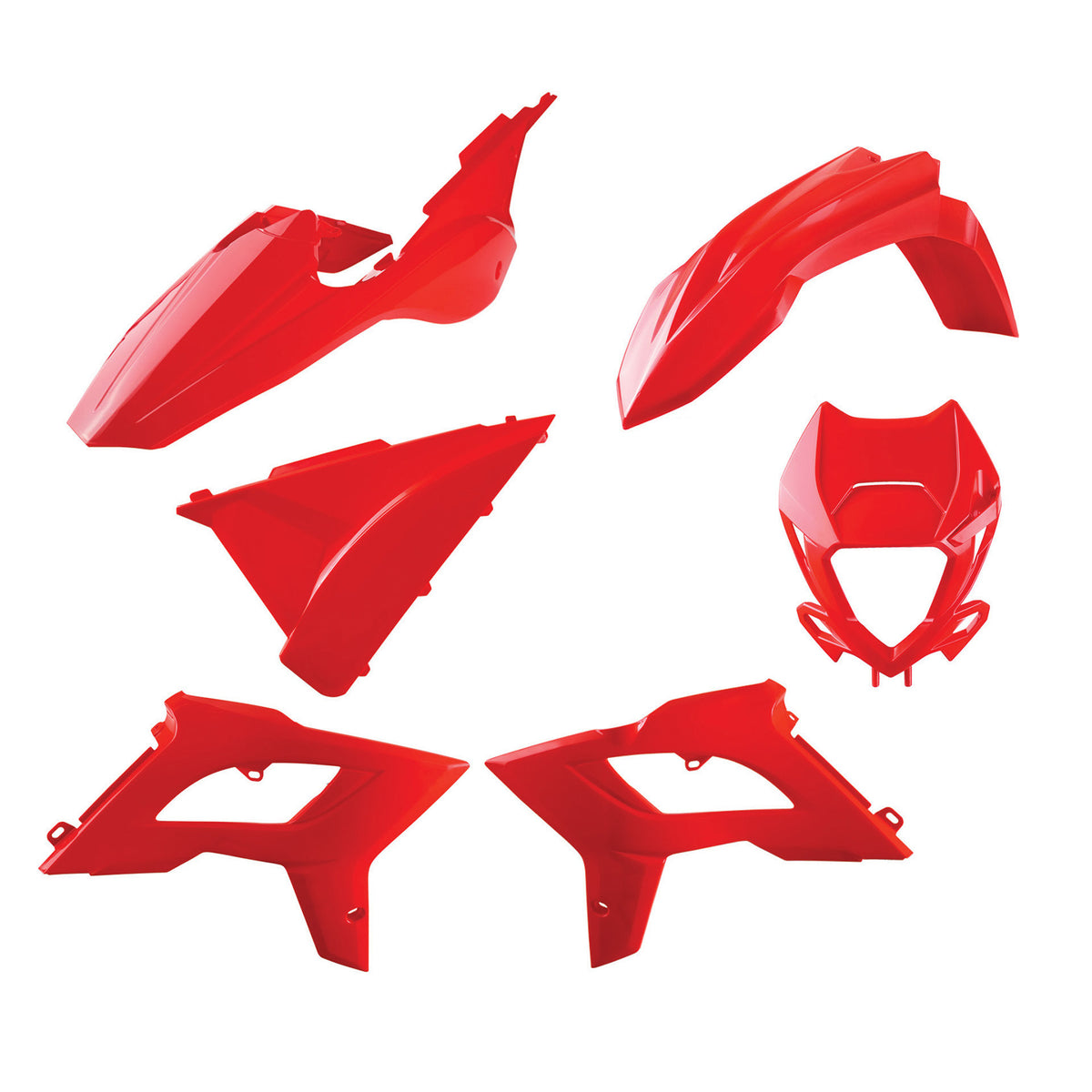 Restyle Kit W/Mask Beta Red - 64-91075 - Polisport Plastics