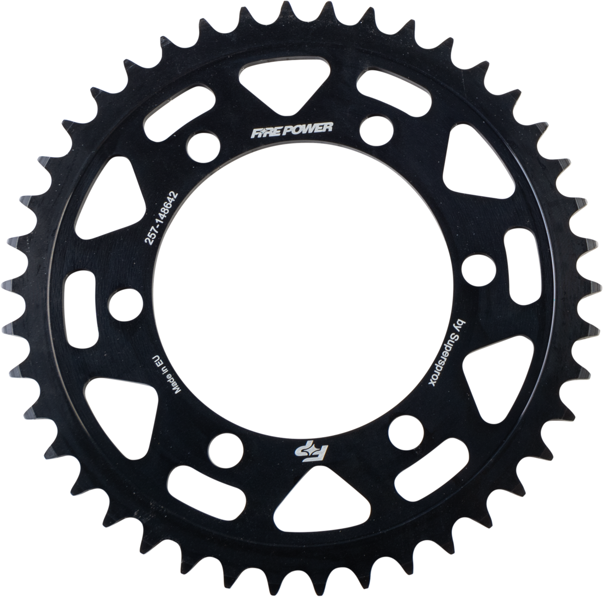 Rear Sprocket Steel 42t Blk - 257-148642 - Fire Power