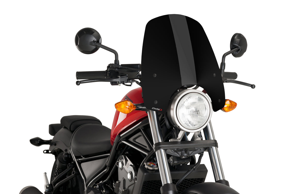 Windscreen Naked New Gen Touring Black Hon - 561-09462BK - PUIG