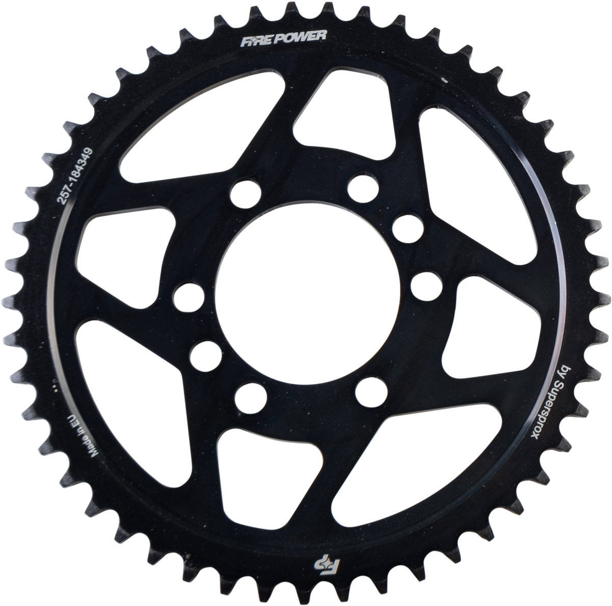 Rear Sprocket Steel 49t Blk - 257-184349 - Fire Power