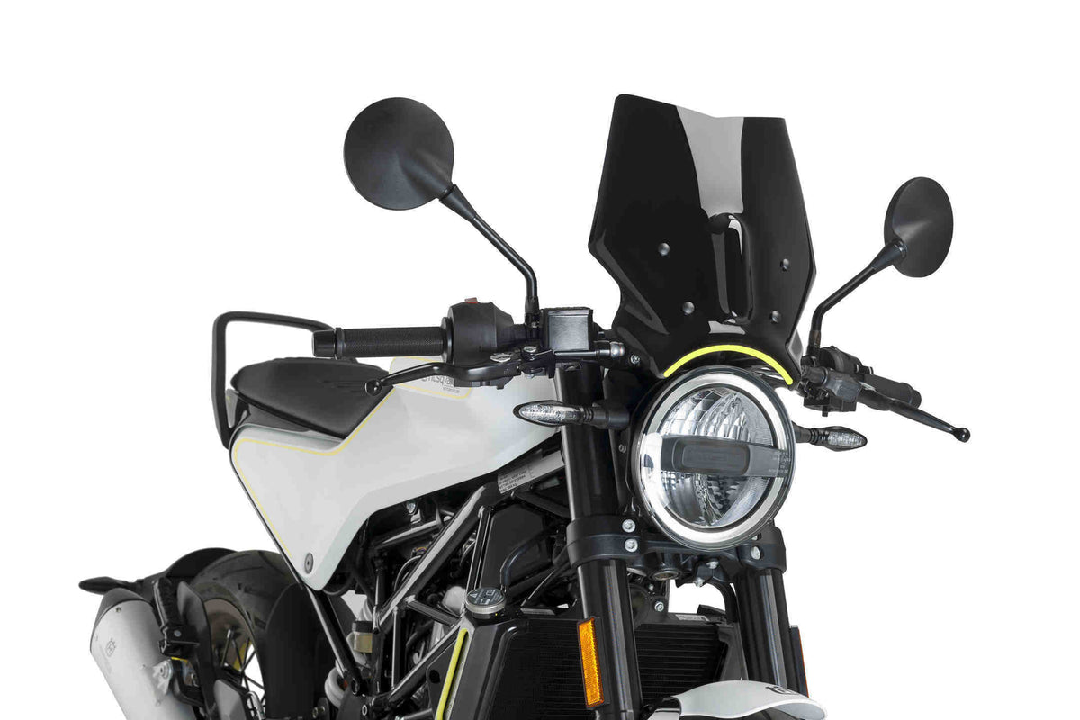 Windscreen Naked New Gen Sport Black Hus - 561-09702BK - PUIG