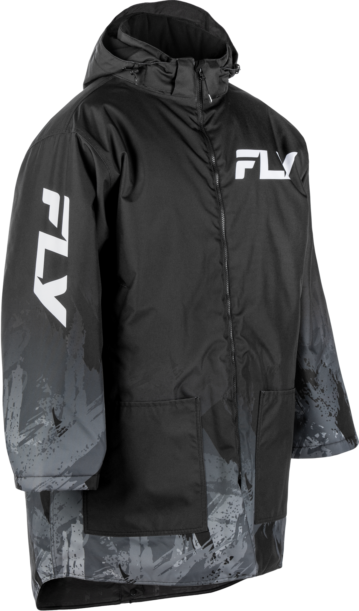 Pit Coat Black L/Xl - 470-4053L - Fly Racing