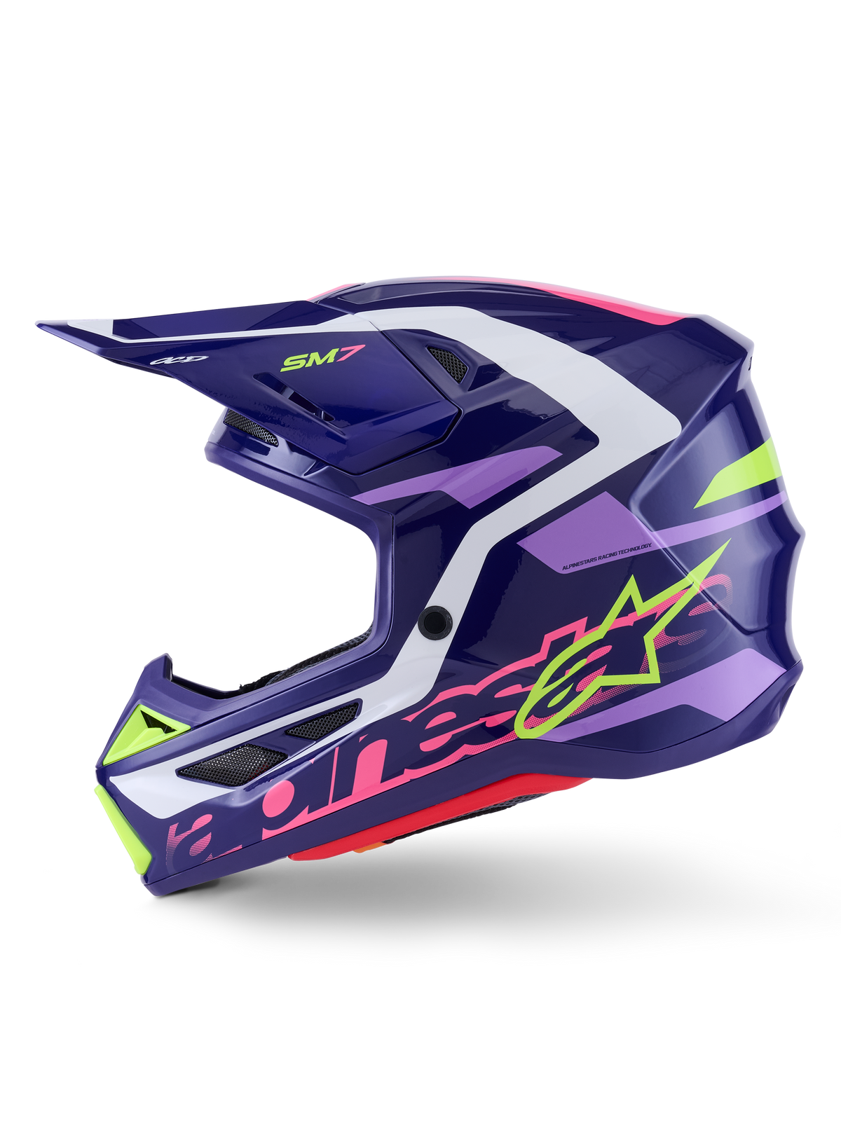 Sm7 Deed Helmet Purp/Pnk Glossy Sm - 482-00191S - alpine star