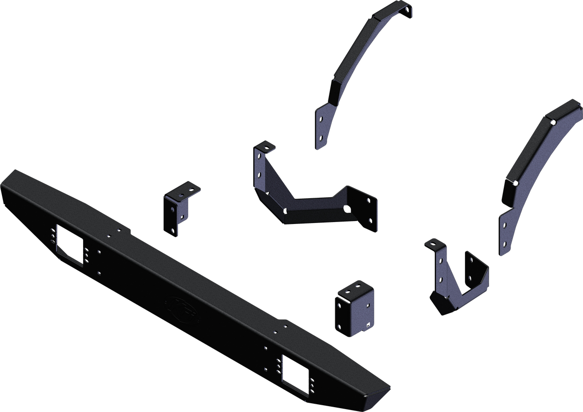 Bumper Rear Formed - 10-2105 - KFI Products