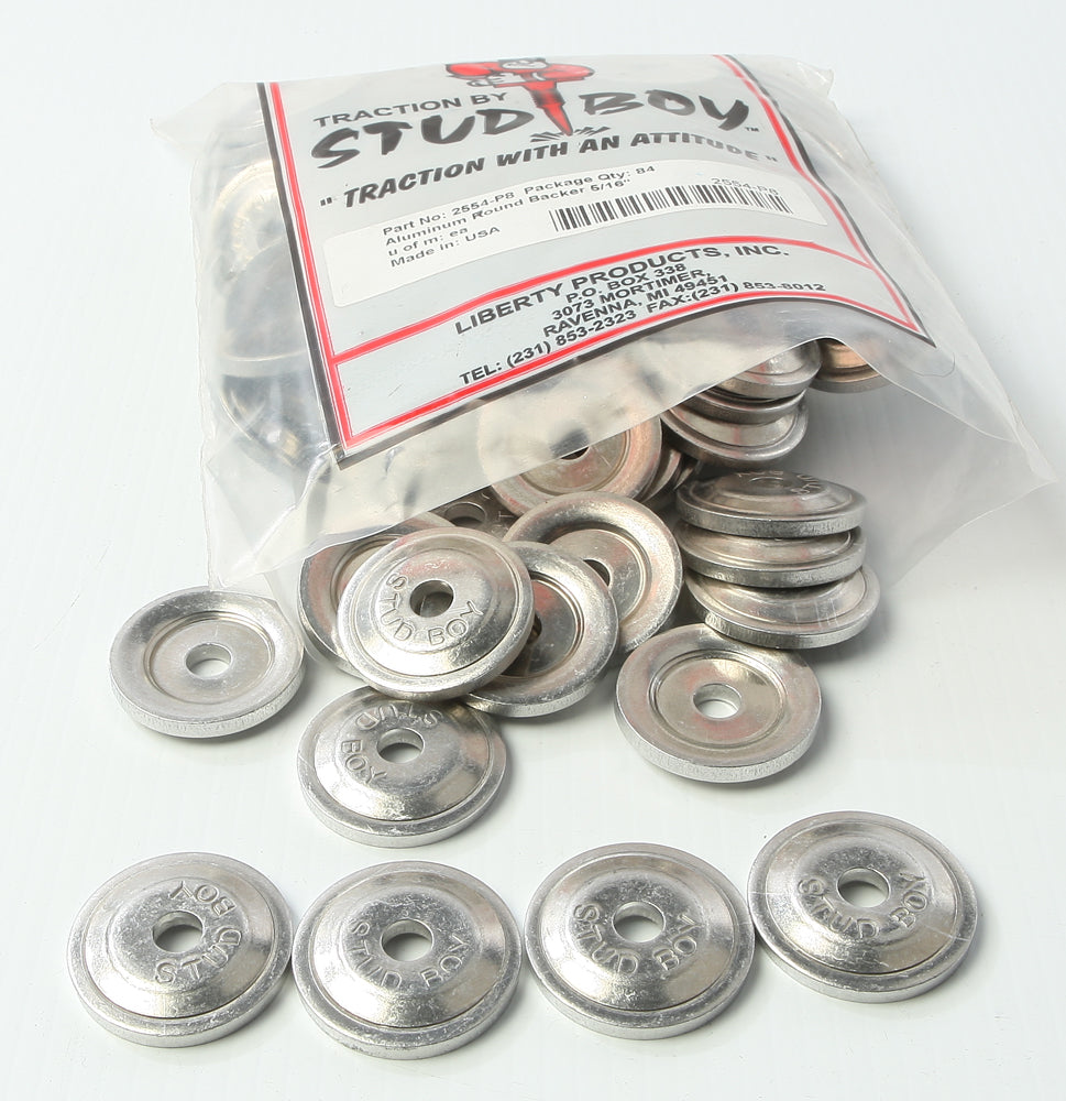 Power Plate Round Backers 84/Pk - 18-33952 - Stud Boy