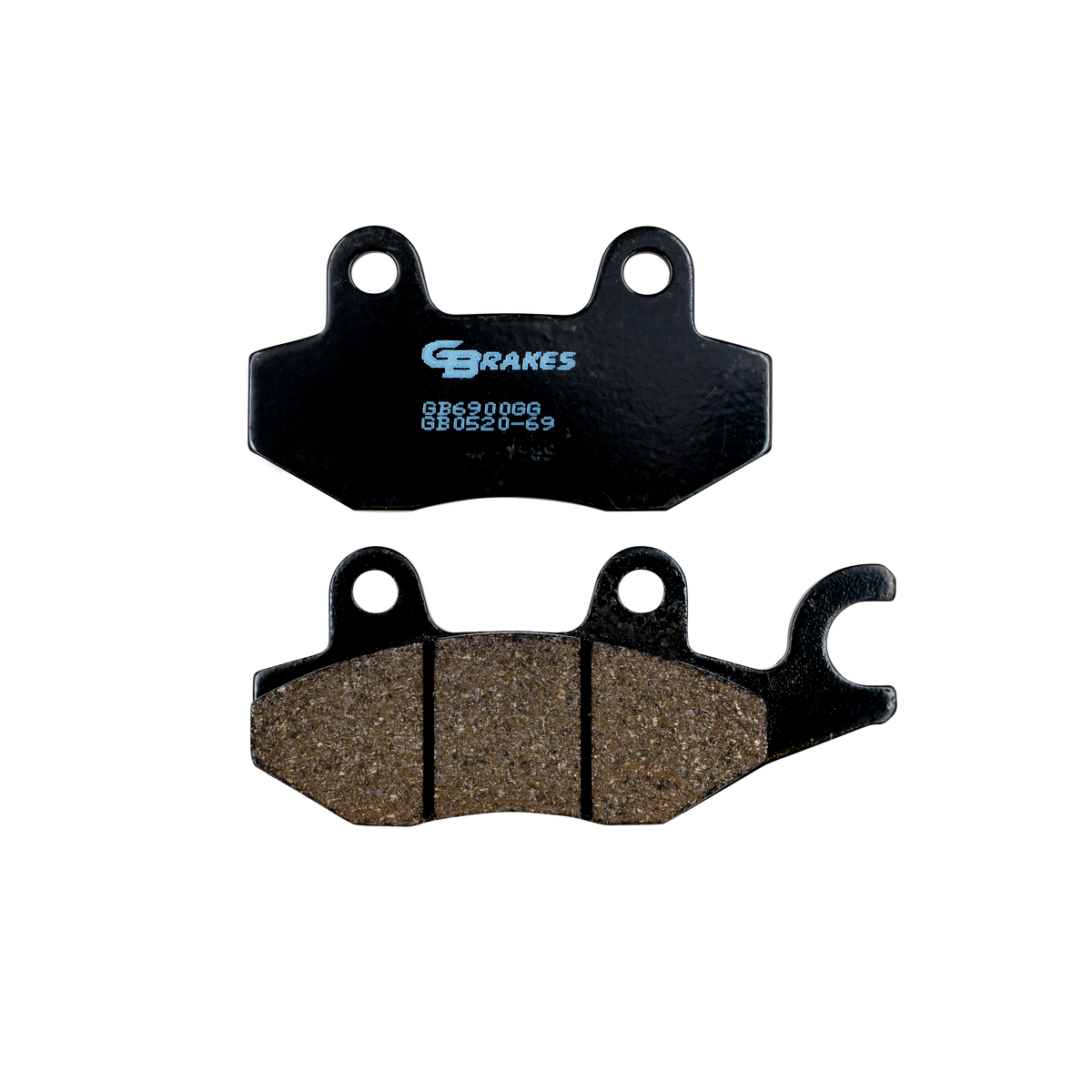 Brake Pads Semi Metallic - 17-52069 - GBRAKES