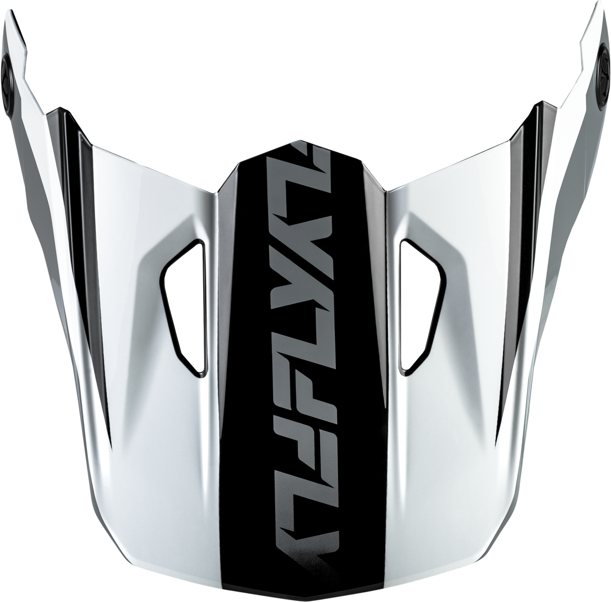 Kinetic Crest Helmet Visor Black/White/Grey Md/Lg - 73-8674VM - Fly Racing
