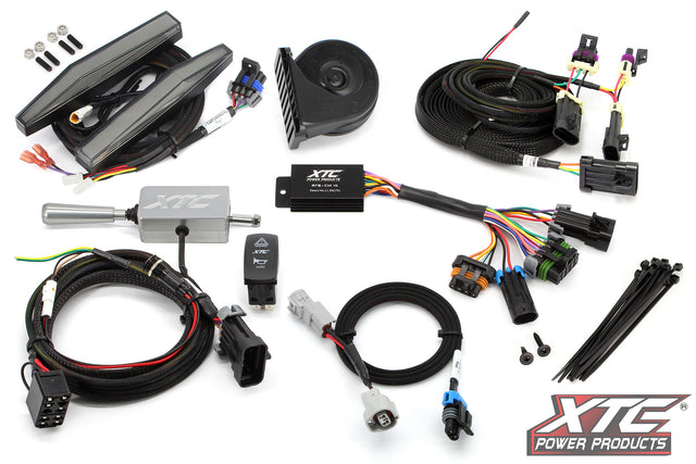 Auto Turn Signal Kit W/ Billet Lever And Front Drl Lights Hon - 630-1390 - XTC POWER PRODUCTS