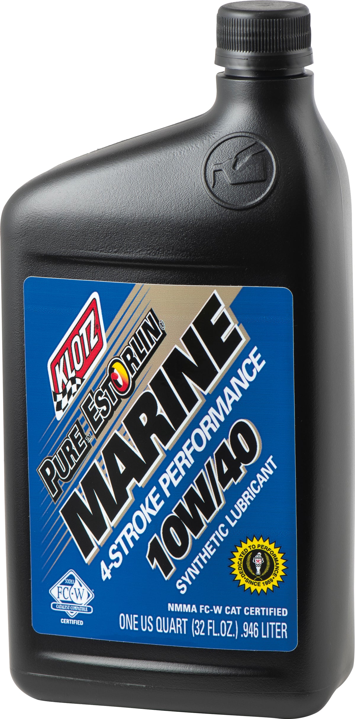 Pure Estorlin Marine 10w40 4t 1 Qt (10/Case  Sold Ea) - 842-0088 - Klotz Oil