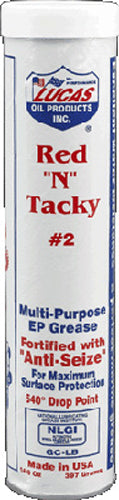 Red 'N' Tacky #2 Grease Cart. 14.5 Oz (30/Case  Sold Ea) - 58-5299 - LUCAS