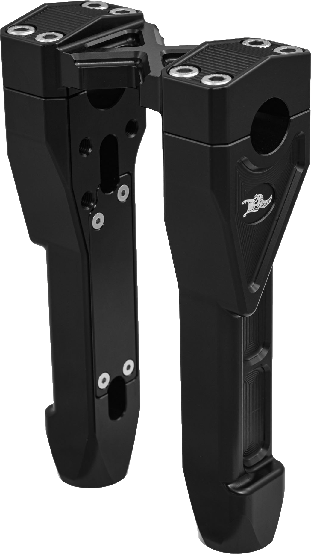 Nl 1-1/8" X-Riser 10" Straight Black - 563-03077 - Kens Factory