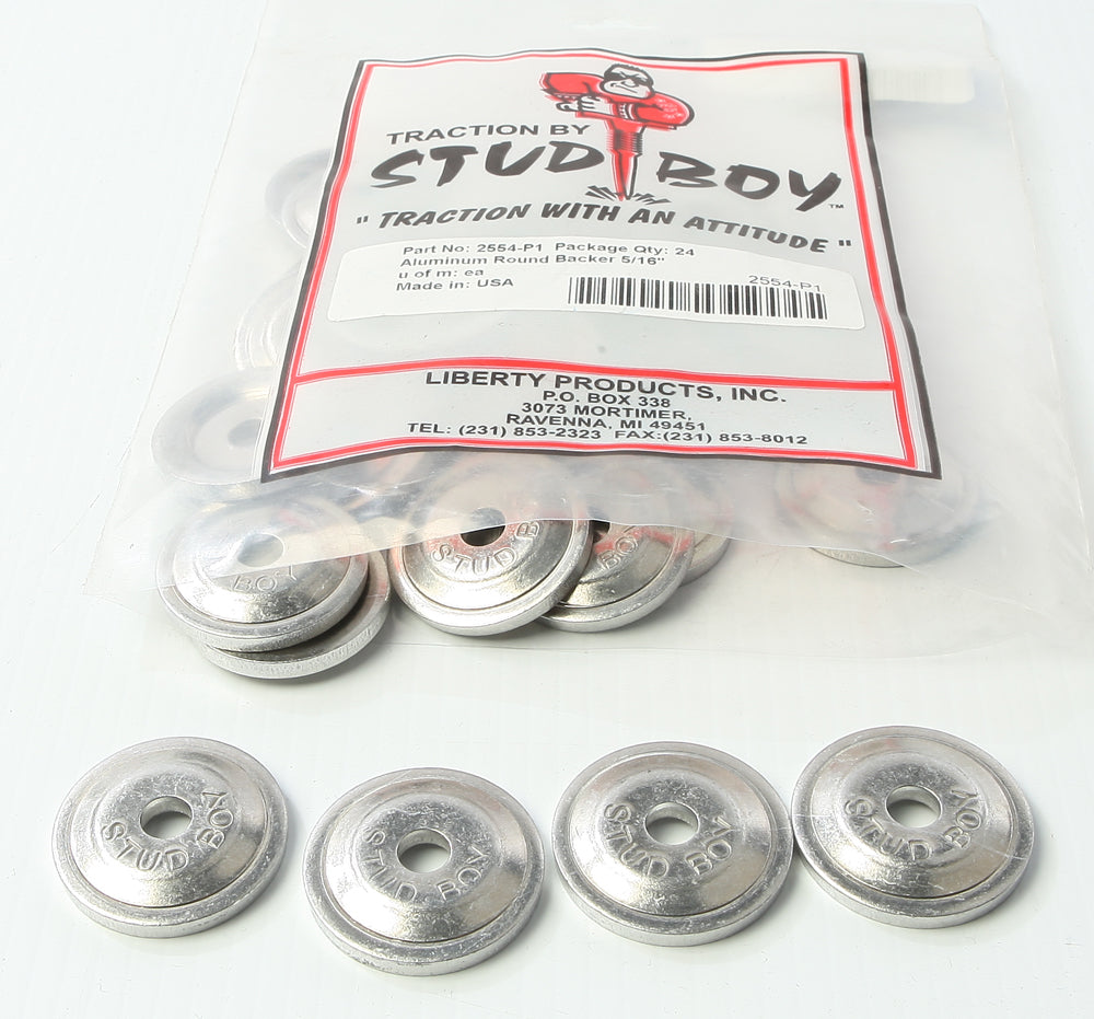 Power Plate Round Backers 24/Pk - 18-33950 - Stud Boy