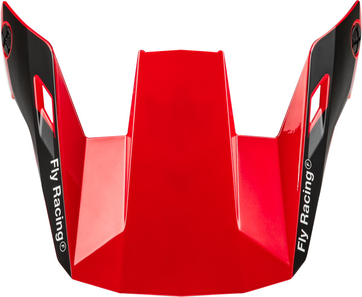 Youth Rayce Helmet Visor Red/Black/White Ys-Yl - 73-91138 - Fly Racing