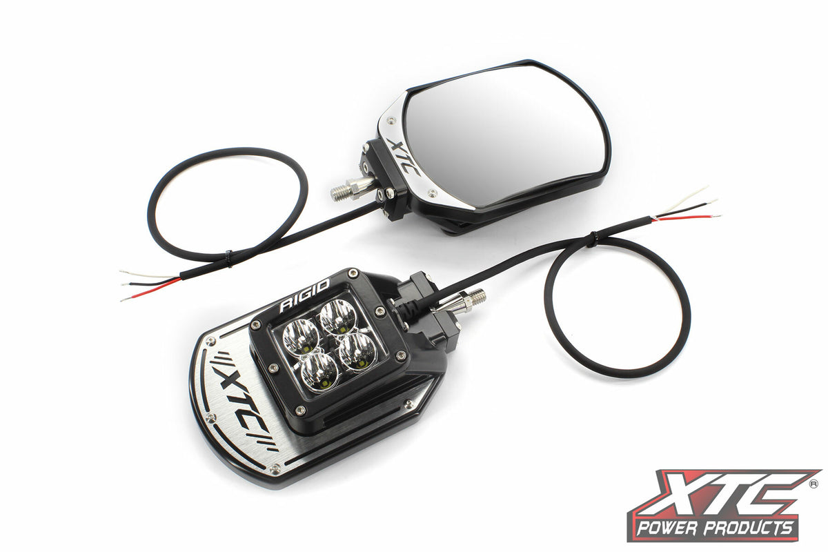 Side Mirrors Threaded 3/8 In. Stud - 630-1208 - XTC POWER PRODUCTS