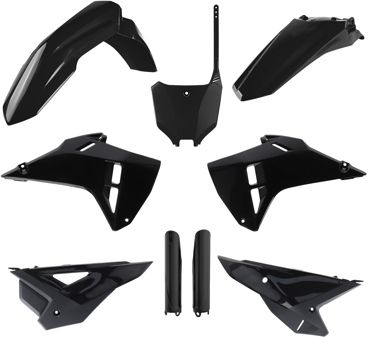 Restyle Kit Honda Crf Black - 64-91619 - Polisport Plastics