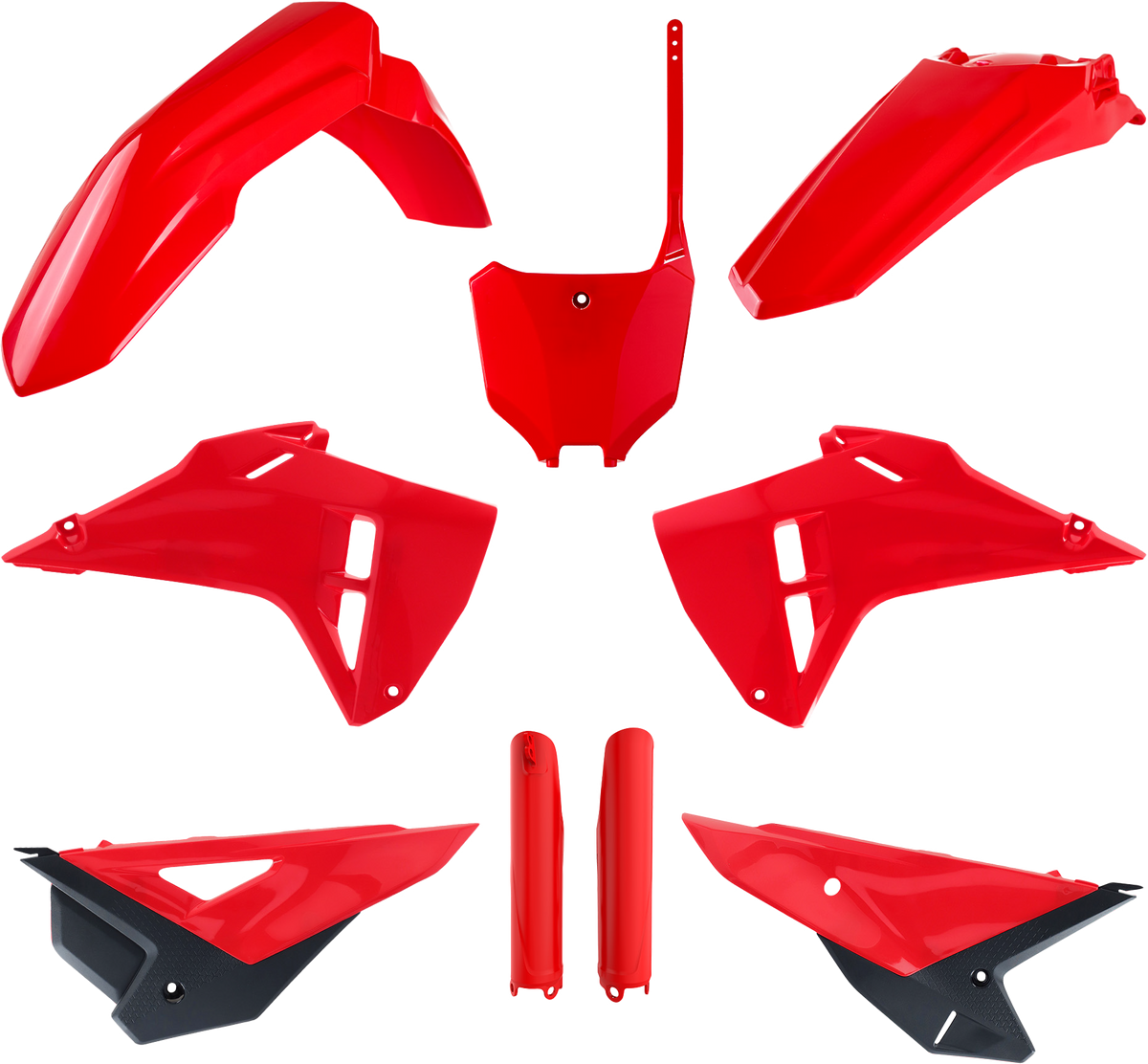 Restyle Kit Honda Crf Red - 64-91617 - Polisport Plastics