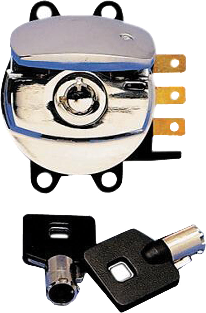Side Hinge Ignition Switch Chrome Oe#71450-04 - 820-50850 - HardDrive