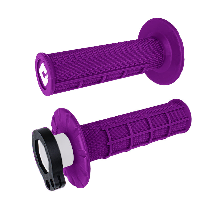 Half Waffle Lock-On Grip Purple - 206-1099 - ODI Grips
