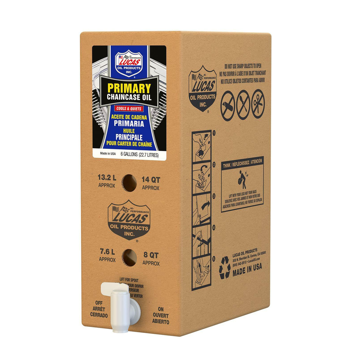 Primary V-Twin Chaincase Oil 6gal Box - 58-50203 - LUCAS