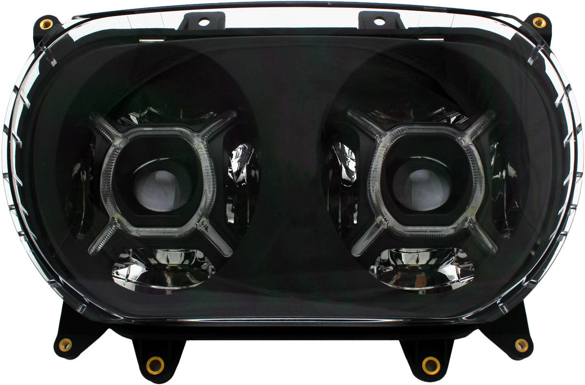 Road Glide Headlights `15-22 Black - 227-0073B - Cyron Lighting