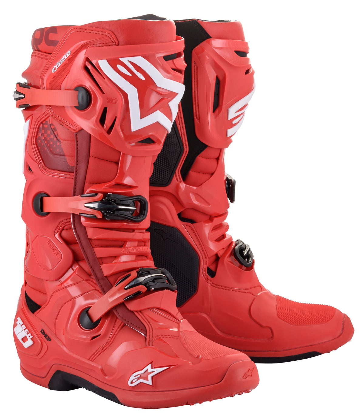 Tech 10 Boots Red Sz 13 - 482-12113 - alpine star