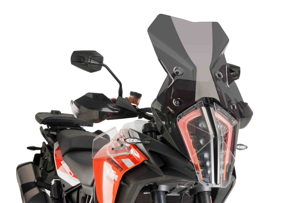 Windscreen Touring Dark Smoke Ktm - 561-09717D - PUIG