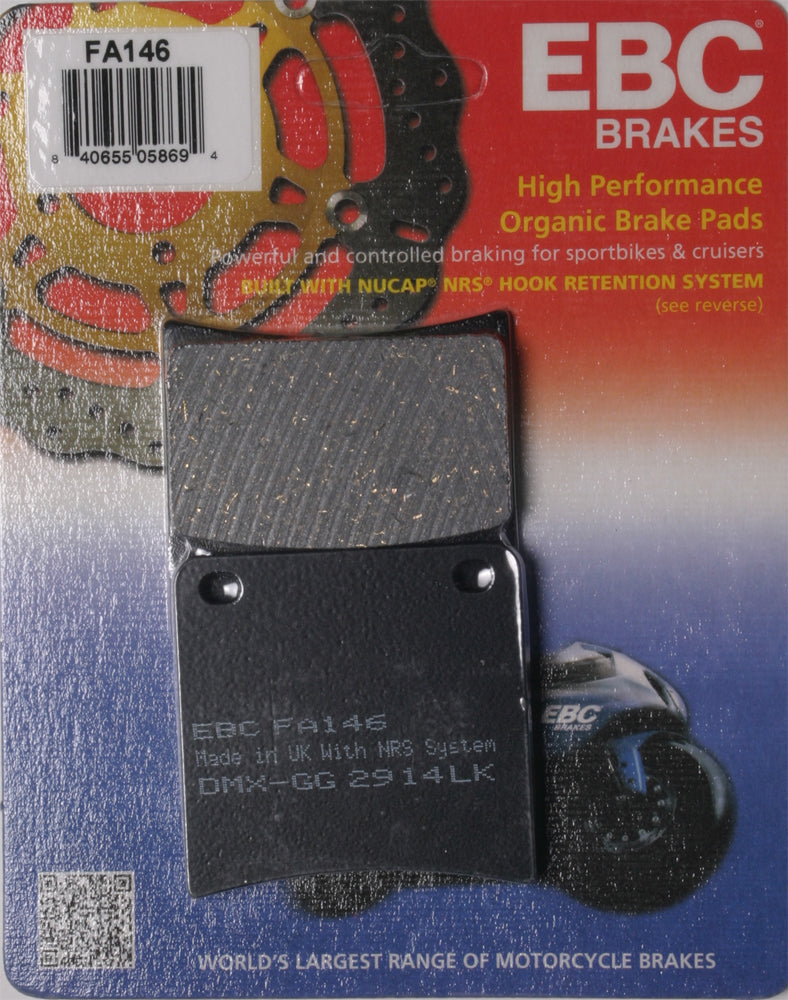 Brake Pads - 15-146 - EBC Motorcycle Brakes