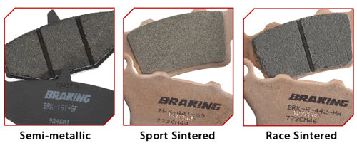 Brake Pad Set Semi-Metallic - 31-827S - Braking