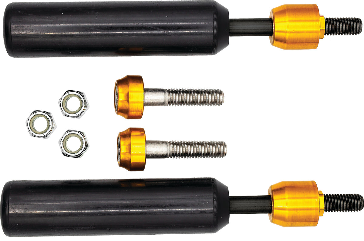 Shock Mount Sliders Gold Dyna 09-17 - 750-03076 - SANTORO FABWORX