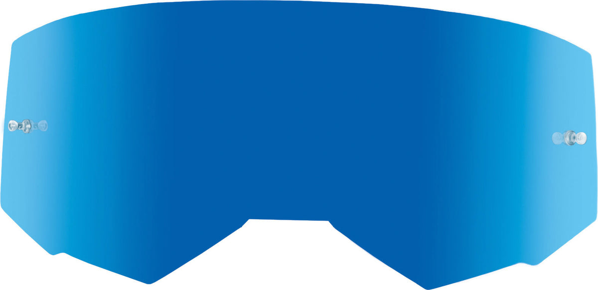 Youth Single Lens W/ Post Blue/Smoke - 37-5496 - Fly Racing