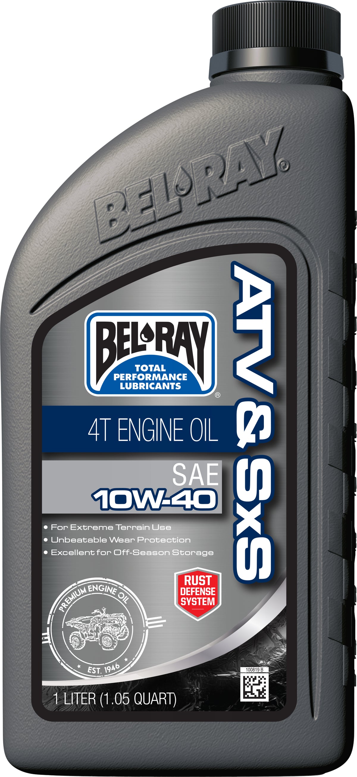 Atv Trail Mineral Oil 10w40 4t 1l (12/Case  Sold Ea) - 840-0060 - Bel-Ray