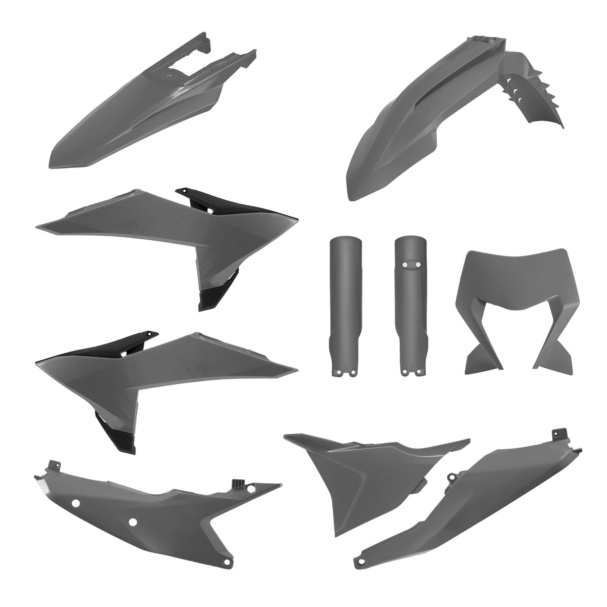 Full Plastic Kit Nardo Grey - 64-91658 - Polisport Plastics