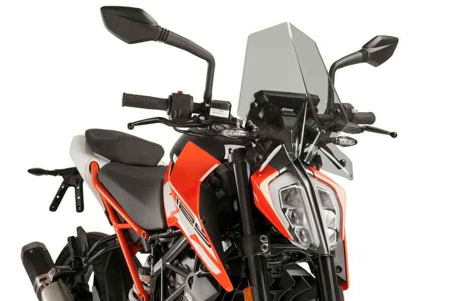 Windscreen Racing Light Smoke Ktm - 561-09514S - PUIG