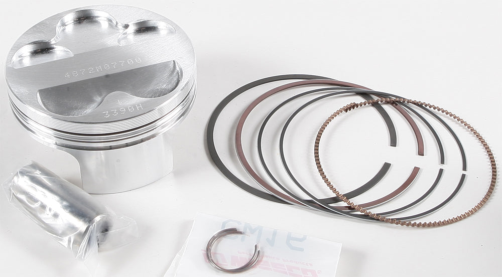 Piston Kit Strutted Forging 77.00/Std 12.7:1 Yam - 4872PS - Wiseco