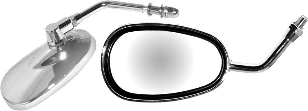 Chrome Cruiser Mirror L/R Yam - 56-9809 - Emgo