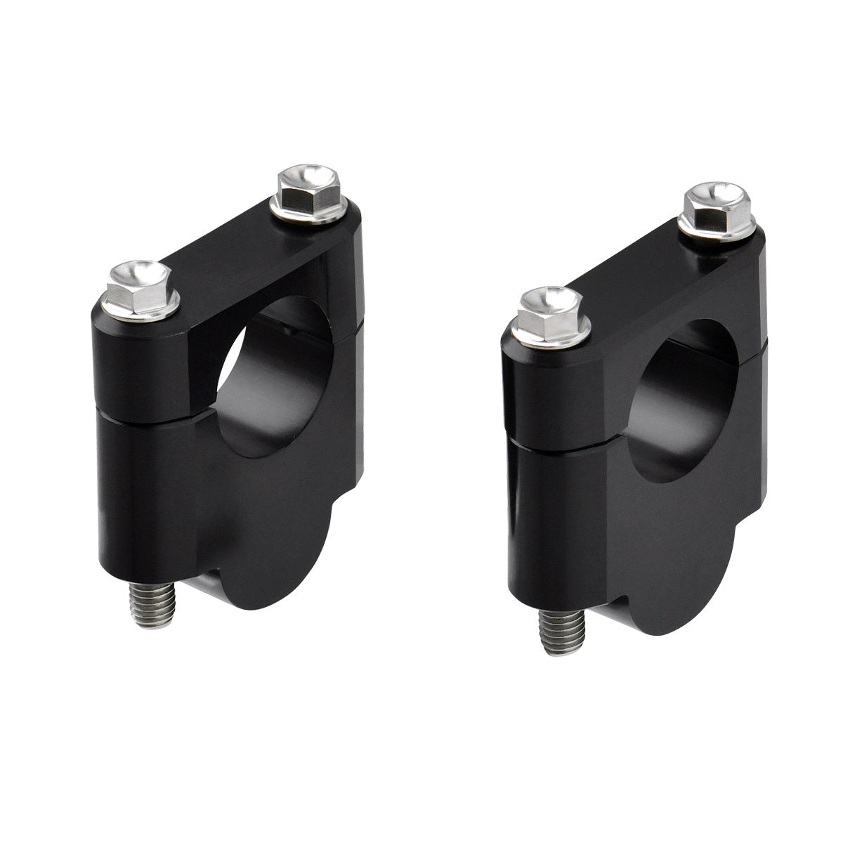 1 1/8" Handlebar Risers 30mm Black - 634-0024BK - DRC