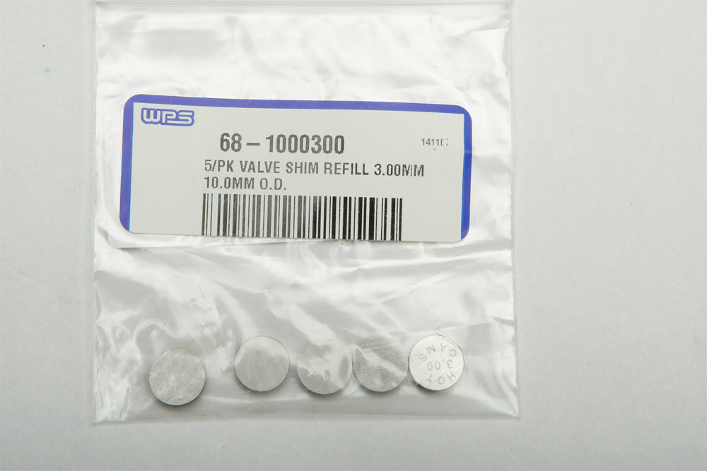 Valve Shims 10.00x3.00mm 5/Pk - 68-1000300 - Hot Cams