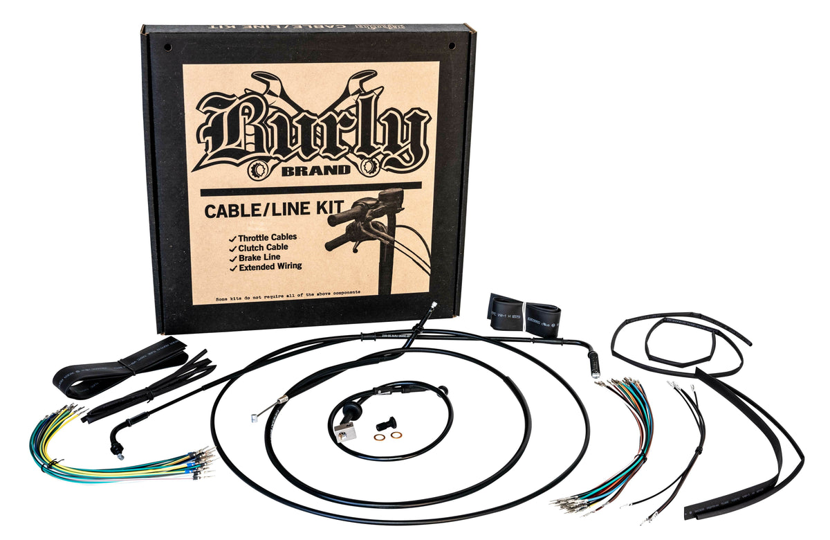Cable Kit 12" Apes - 750-05876 - Burly Brand