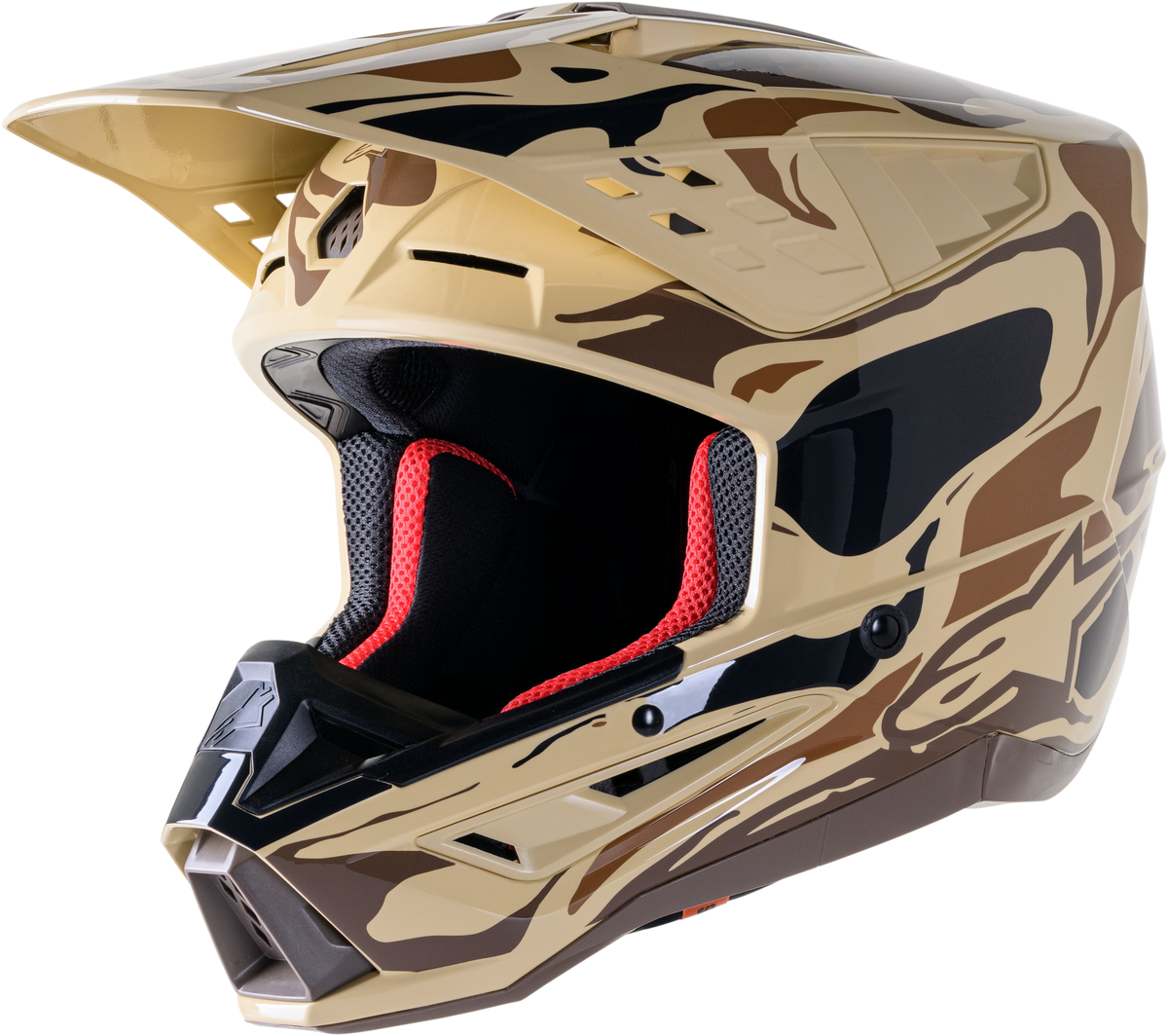S-M5 Mineral Helmet Dark Brown/Kangaroo Matte Xs - 482-9235XS - alpine star