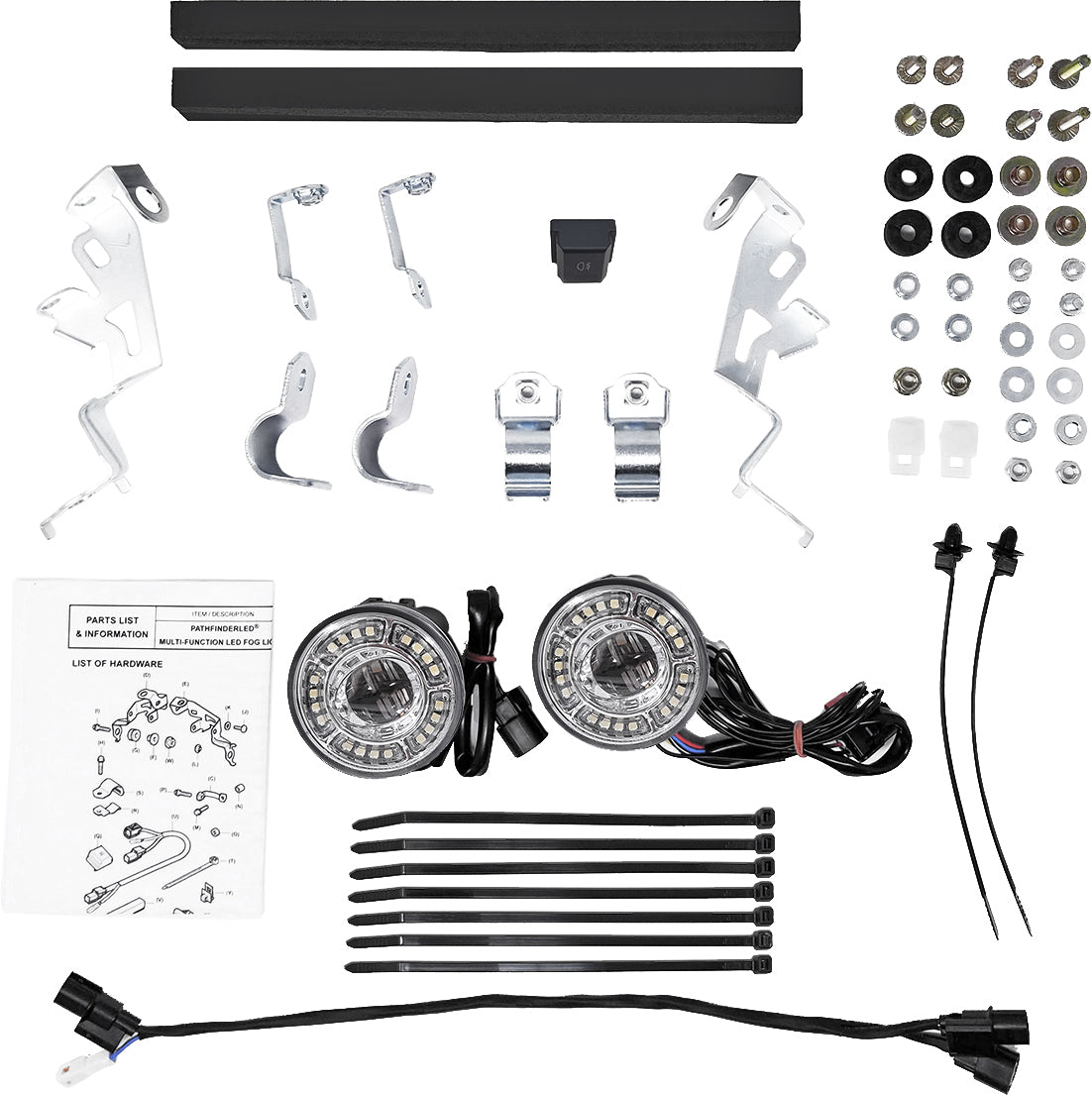 Led Fog Light Kit Multifunction+Drl Hon - 226-0220 - Pathfinder