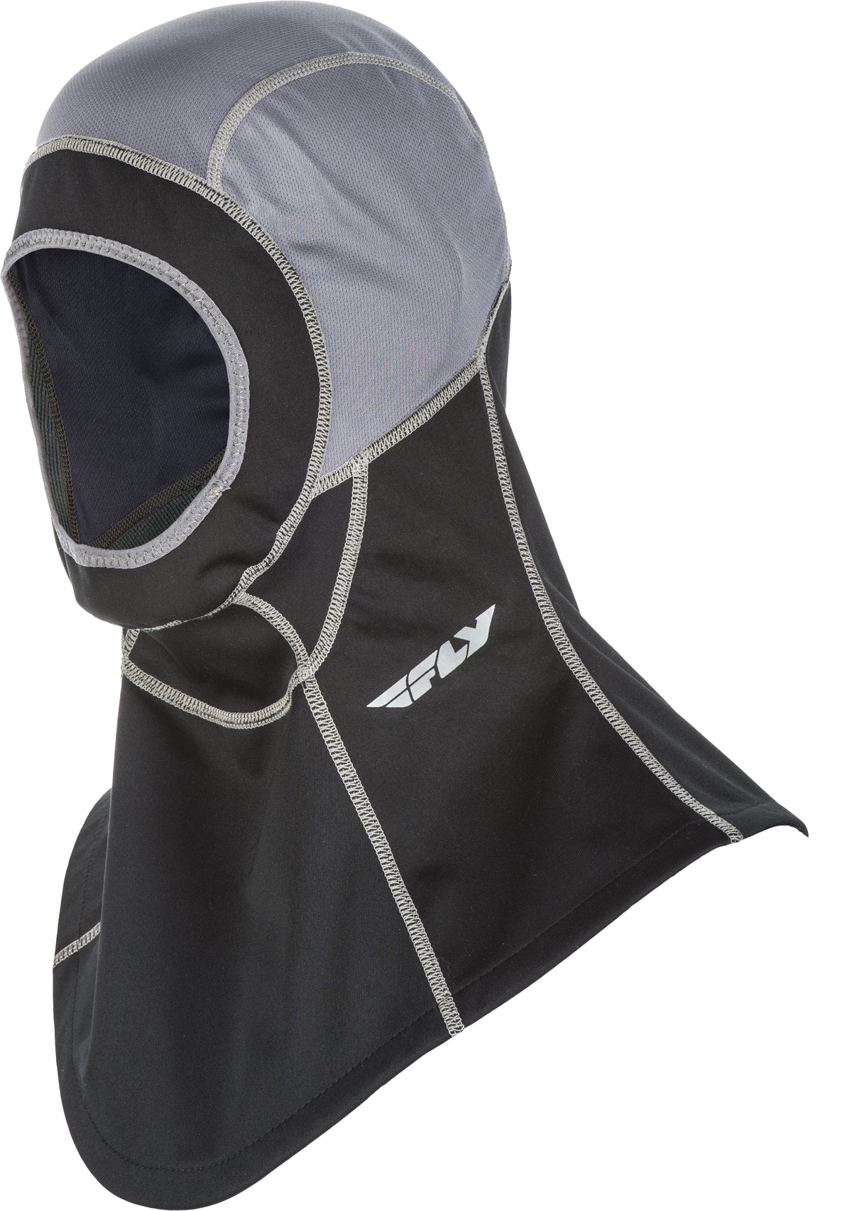 Ignitor Air Open Face Balaclava Black Youth - 48-1085Y - Fly Racing