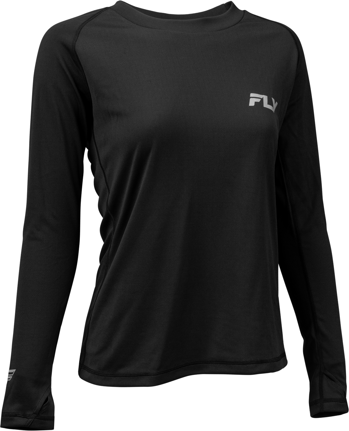 Wmn'S Lightwght Baselayer Top Black 2x - 354-64052X - Fly Racing