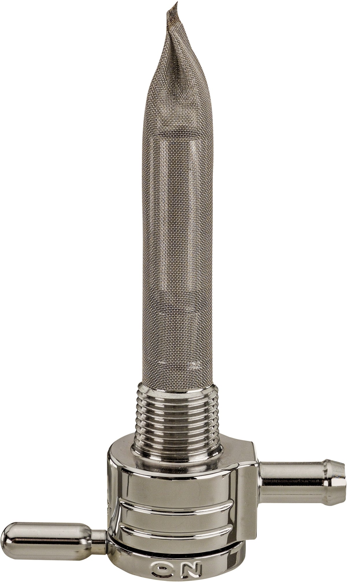 3/8 Npt Petcock Straight Chrome 5/16 Hose - 274-0711 - Golan Inc