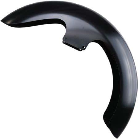 Thicky Fender Oem 16" Thru 19" Black Spacers `86-13 Flh/T - 827-05426 - Bagger Nation