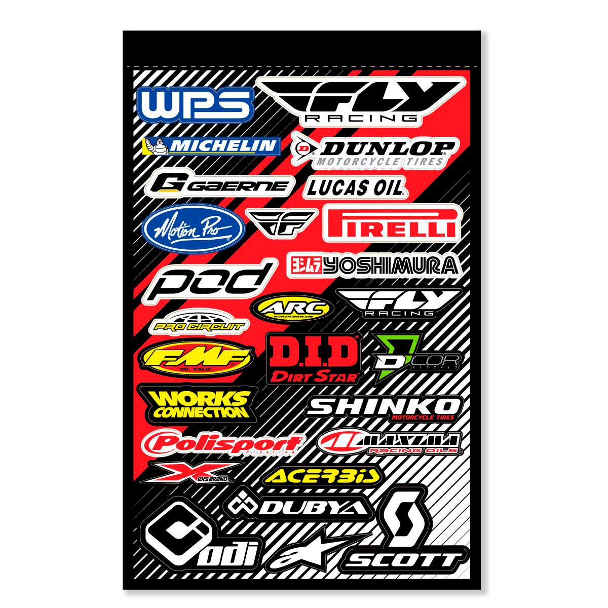 Decal Sheet Wps 4 Mil - 862-4090602 - DCOR