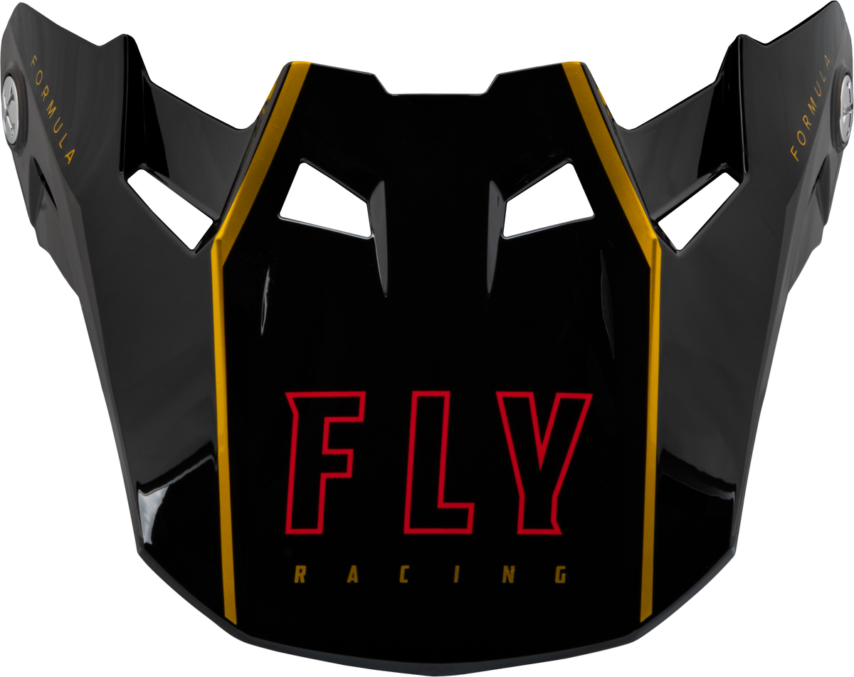 Formula Carbon Tracer Visor Gold/Black Xl/2x - 73-47121L - Fly Racing