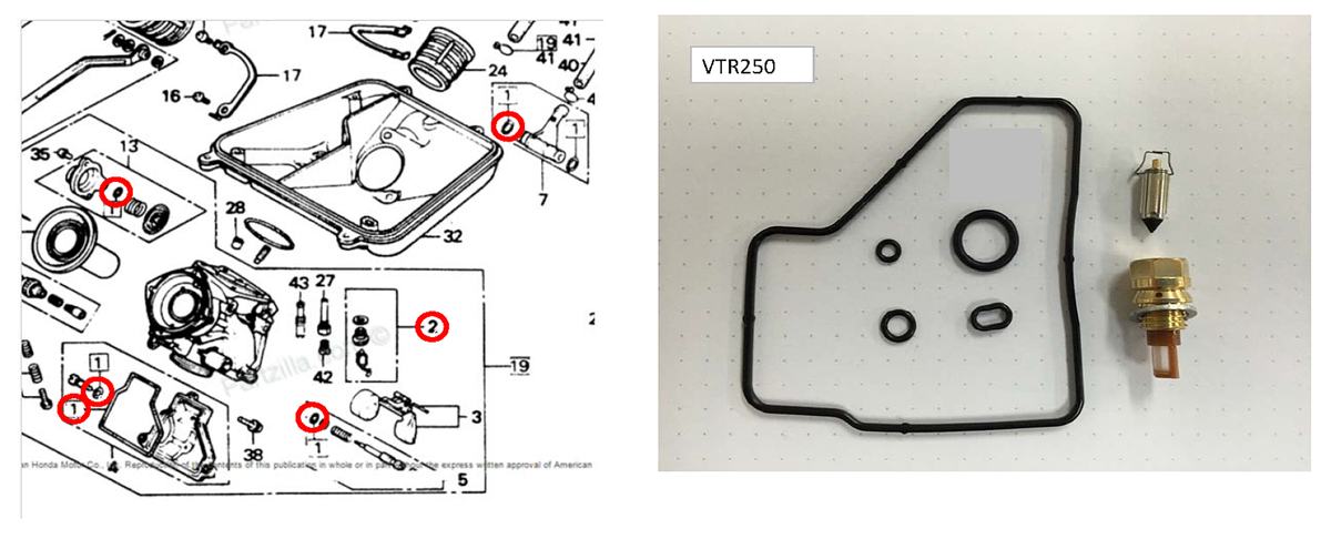 Carb Repair Kit (Ea) - 118-5214 - K&L