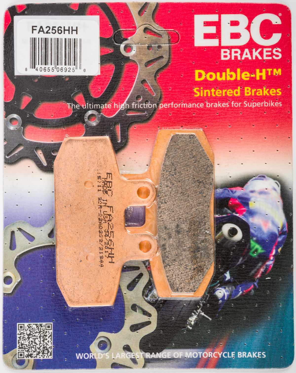 Brake Pads - 15-256H - EBC Motorcycle Brakes
