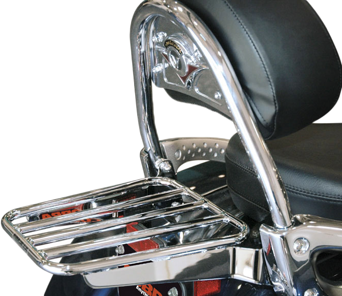 Solo Luggage Rack Tube Chrome Fits Oem Backrest Kaw Vn1600d - 82-97536 - Cobra
