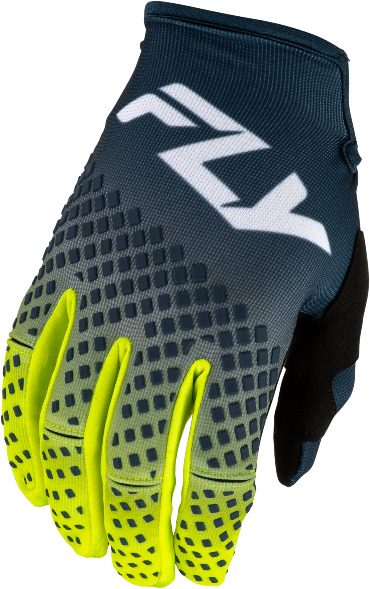 Kinetic Fade Gloves Navy/Hi-Vis/White Xs - 380-513XS - Fly Racing